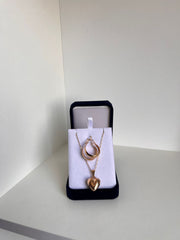 Conjunto Corazón aros botes